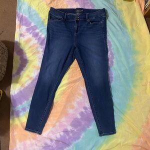 Torrid Dark Blue Skinny Jeans